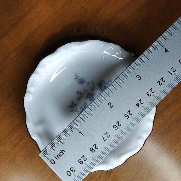 Vintage Johann Haviland Bavaria Blue Garland Coaster - Picture 4 of 4